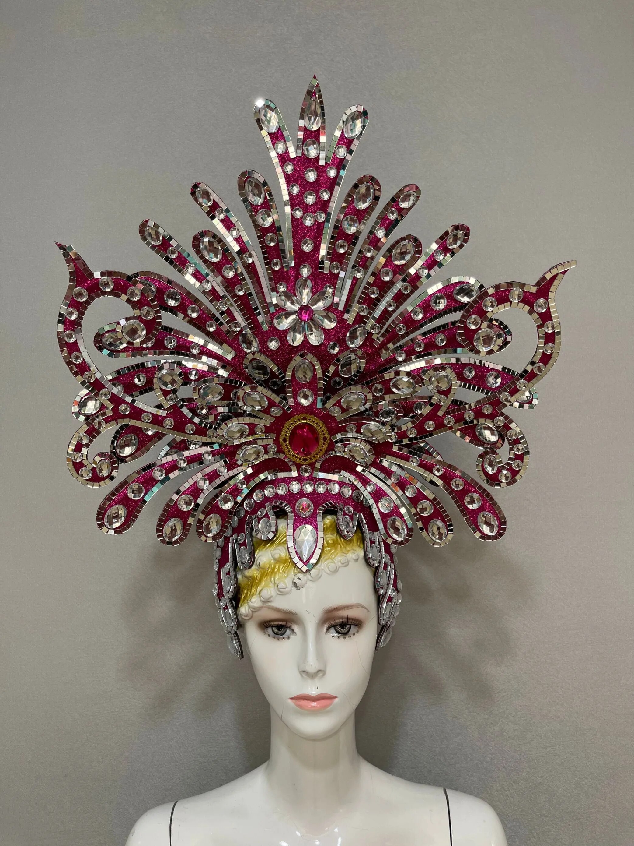 VCSHOES HEADDRESS FEATHERS SAMBA DANCE CARNIVAL HALLOWEEN PARTY LATIN DANCE BAR PERFORMANCE HAT MASQUERADE