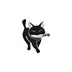 Gato travieso cuchillo