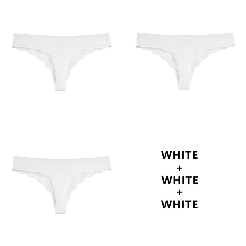 CINOON 3Pcs/Lot Seamless Panty Set Underwear Female Comfort Intimates Fashion Ladies Low-Rise Briefs Panties Women Sexy Lingerie
