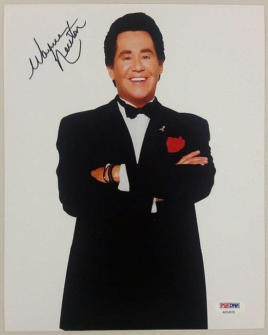 WAYNE NEWTON Autograph LAS VEGAS ENTERTAINER Signed 8x10 Photo Poster painting PSA/DNA COA #2