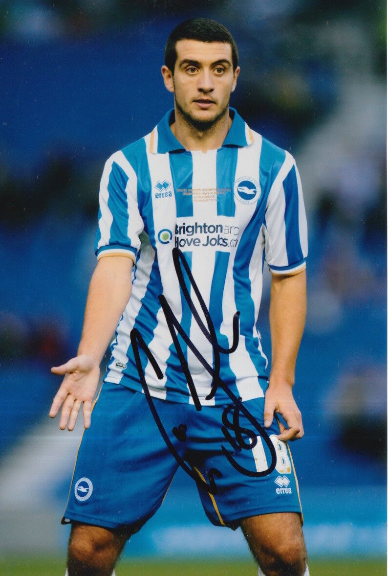 BRIGHTON HAND SIGNED GARY DICKER 6X4 Photo Poster painting.