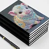 5D Diamond Mosaic Notebook 50 Pages DIY Partial Special Shaped Drill Journal A5 Chinese Zodiac Notebook Kit