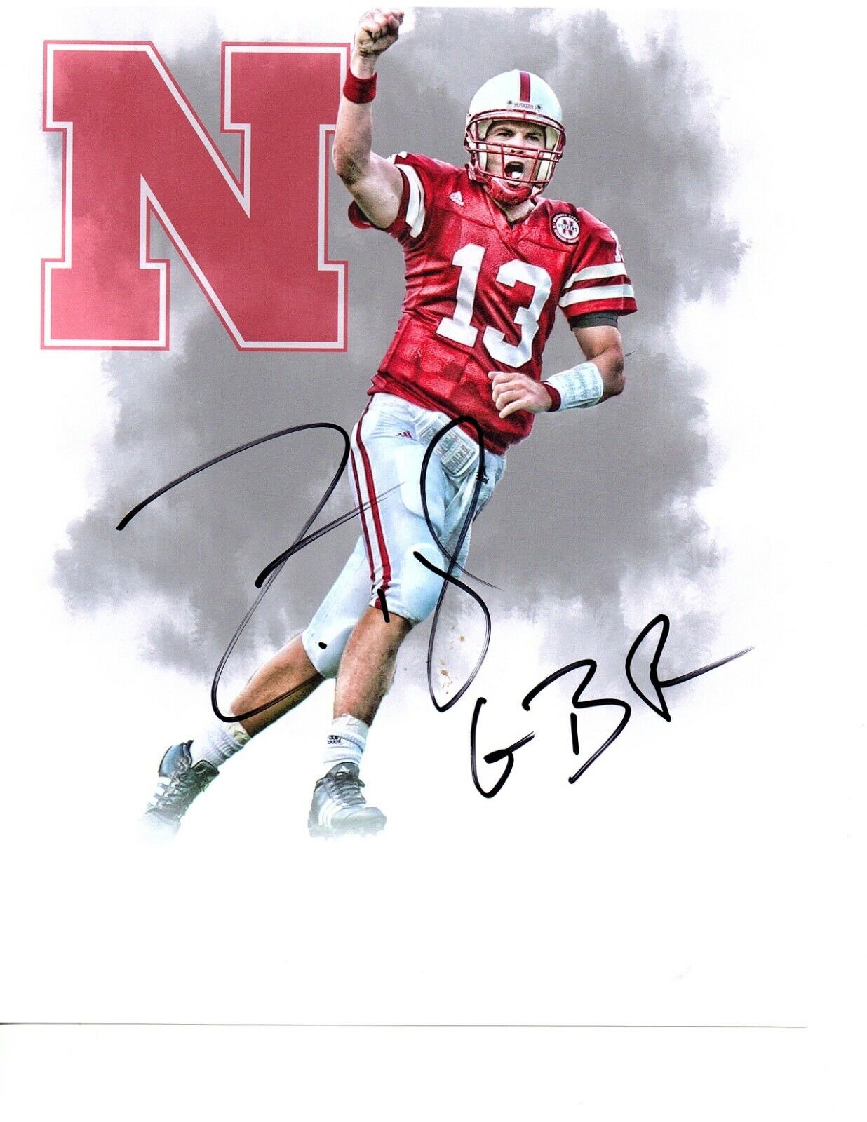 Zac Taylor Nebraska Cornhuskers signed autographed 8x10 football Photo Poster painting Bengals!