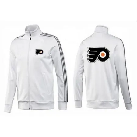NHL Philadelphia Flyers Zip Jackets White-1