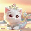 Mermaid Cat-Special Shaped Diamond Painting
