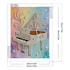 Diamond Painting-DIY Special Shaped Drill Pearl Painting Piano(35x45cm)