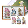 (Stamped/Counted) Dwarf-14CT Cross Stitch 32*18cm/12.6*7.09in