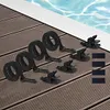 24 Pcs Pool Solar Cover Reel Attachment Kit for In-Ground Swimming Pool