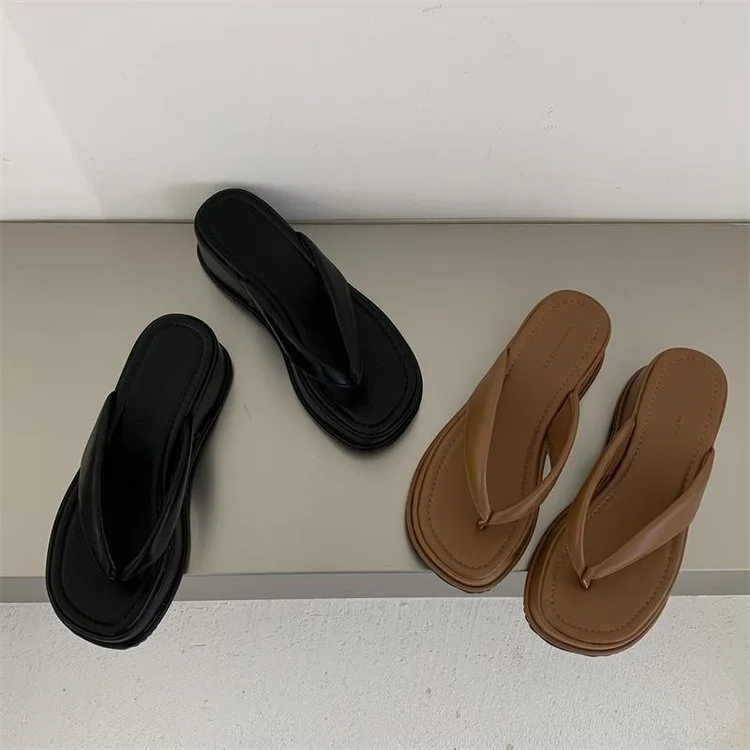 Wongn Wongn Summer New Women's Shoes Flip-Flops Slippers Wear Fashionable Women's Shoes