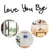 Love You Bye Wood Sign Wall Art Express Love and Warm for Your Family Lovers