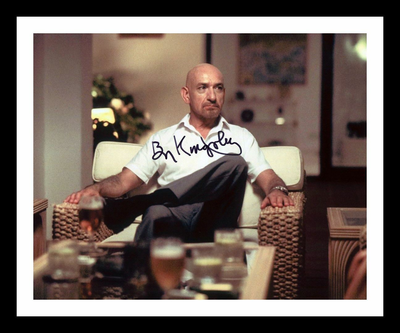 Sir Ben Kingsley - Sexy Beast Autographed Signed & Framed Photo Poster painting