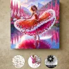 (Pre-Framed)Dress Beauty-Special Shape Diamond Painting Kit(25x25cm)