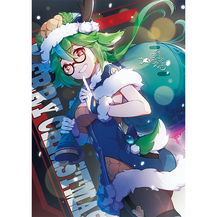 Sunnypuzzle™-Christmas Trendy Girl Puzzle
