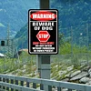 Dog Warning- Vintage Metal Signs(12*16Inch)