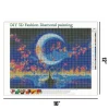 Moon Starry Night  | Full Round Diamond Painting Kits