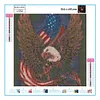 Eagle Flag-Full Round Diamond Painting