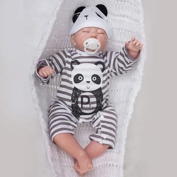 20" Sleeping Reborn Baby Doll Girl Named Jacky - Reborn Shoppe
