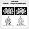 uk.everydayedeals DIY Pearl Painting With Frame - Handmade Self-Adhesive Pearls - Bouquet(20*30cm)
