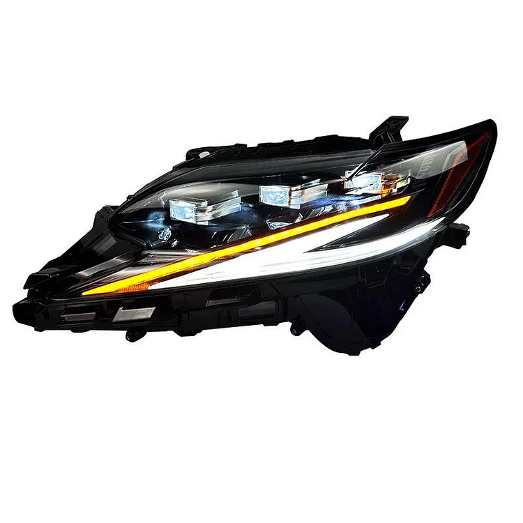 Upgrade LED dynamic turn signal Headlight Headlamp 3 EYES For LEXUS ES 2015 2016 2017 head light head lamp assembly ITN Auto