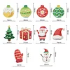 10PCS DIY Diamond Art Ornaments Special Shape (Xmas Element)