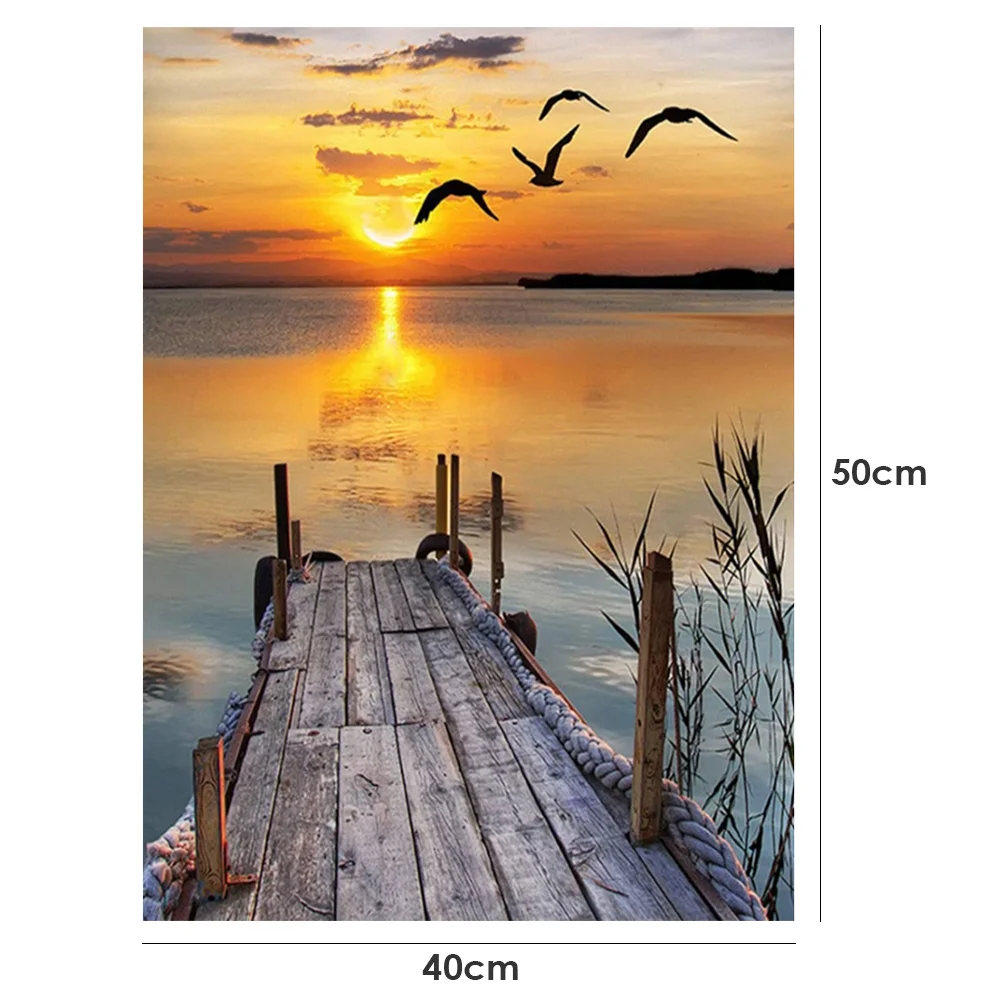 Seagull Bridge - Paint By Number(40*50cm)