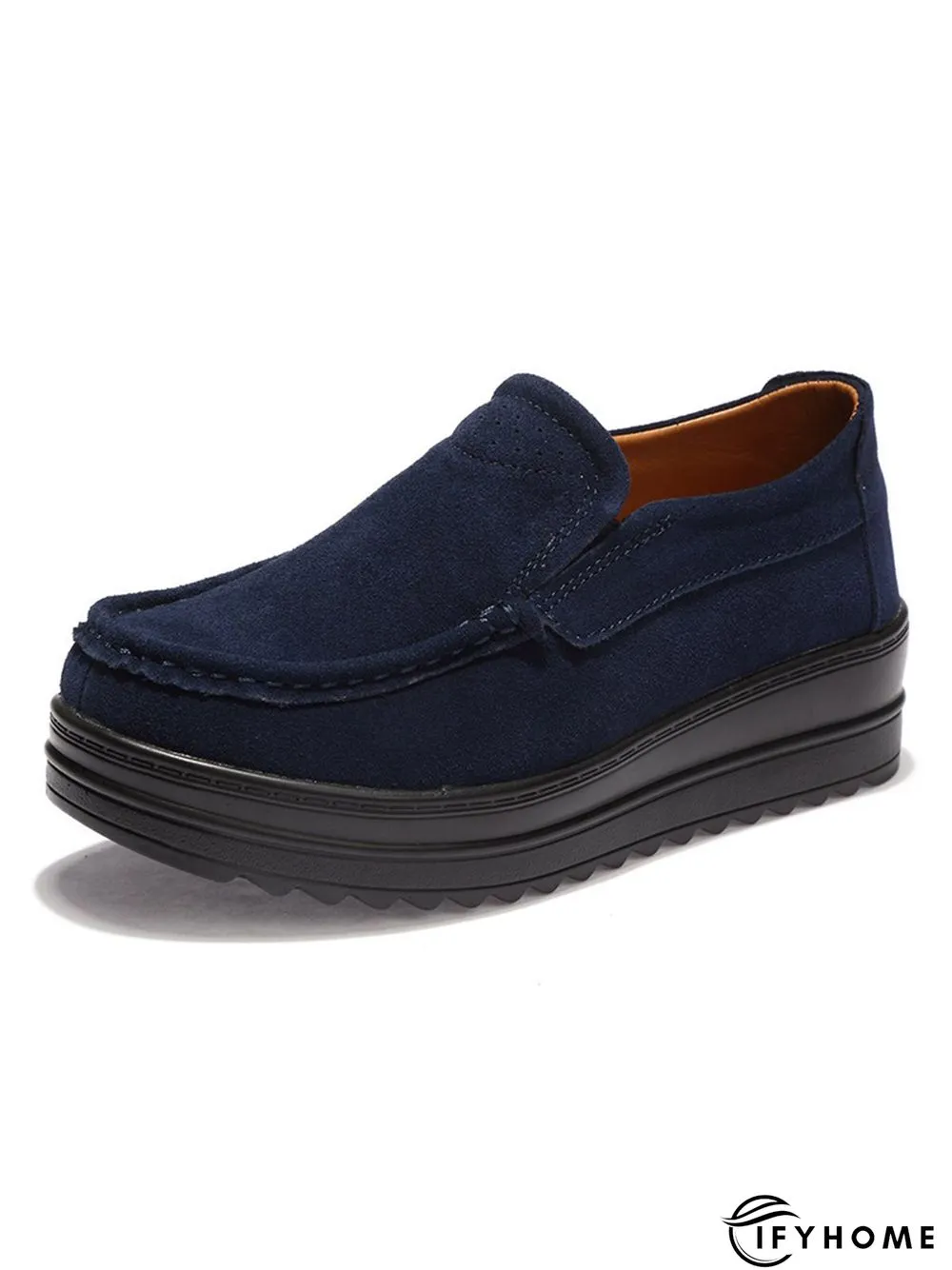 Casual Suede Non-slip Platform Shoes | IFYHOME