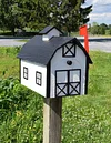 🔥Hot Sale🏠Handmade Rustic Barn Mailbox-mysite-Adracos
