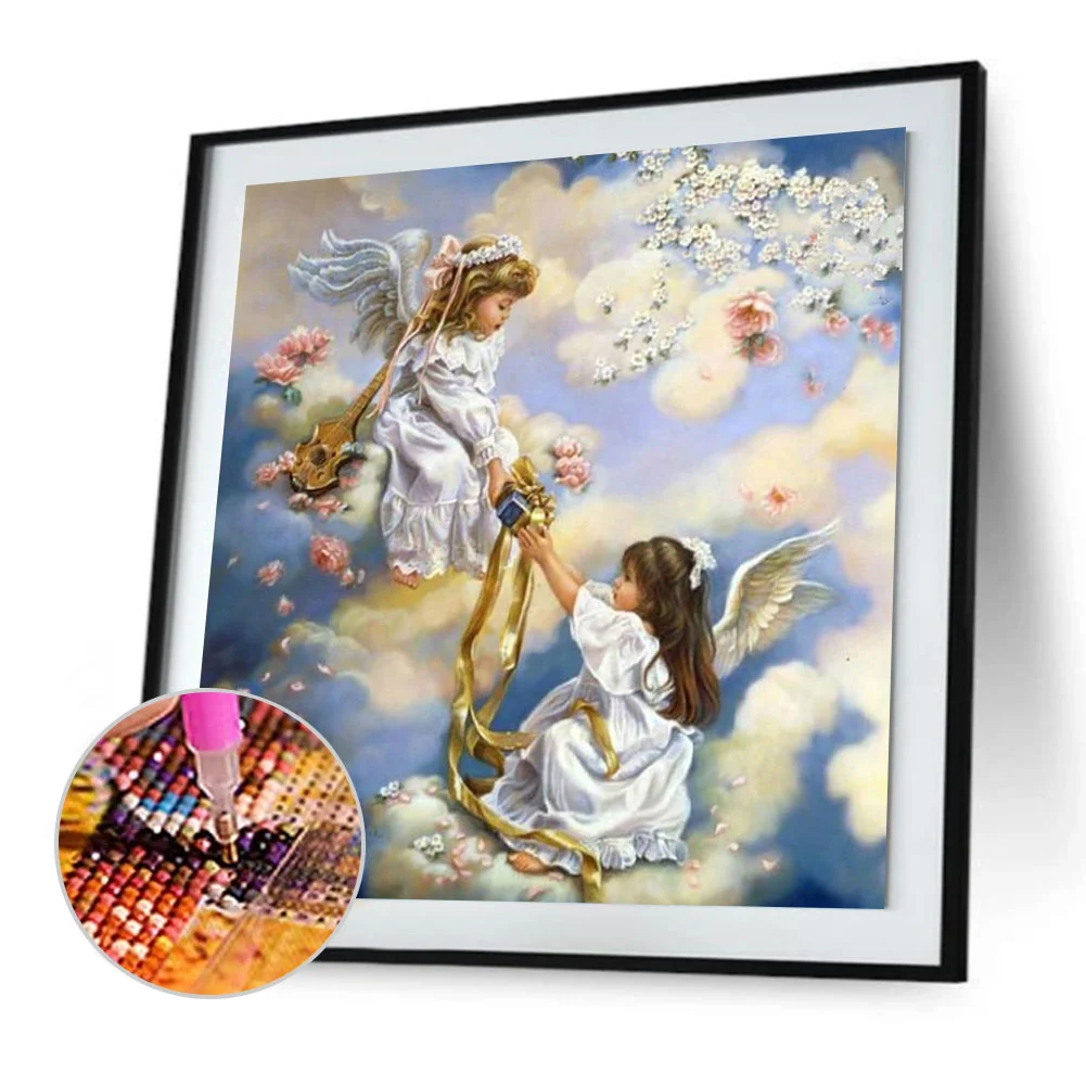 Diamond Painting - Full Round Drill - Little Angel(Canvas|30*30cm)
