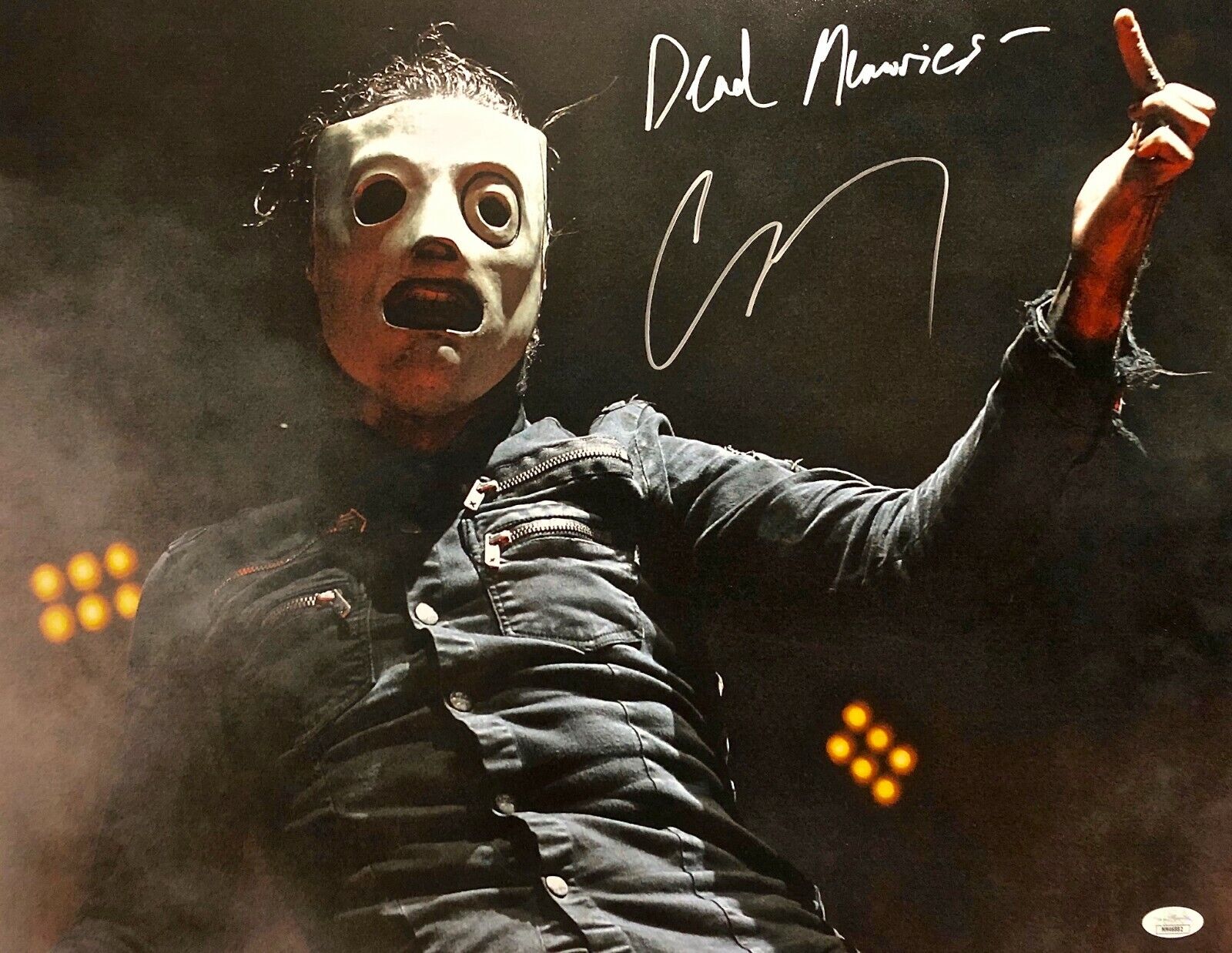 COREY TAYLOR Autographed Hand SIGNED 16x20 SLIPKNOT CONCERT Photo Poster painting JSA CERTIFIED