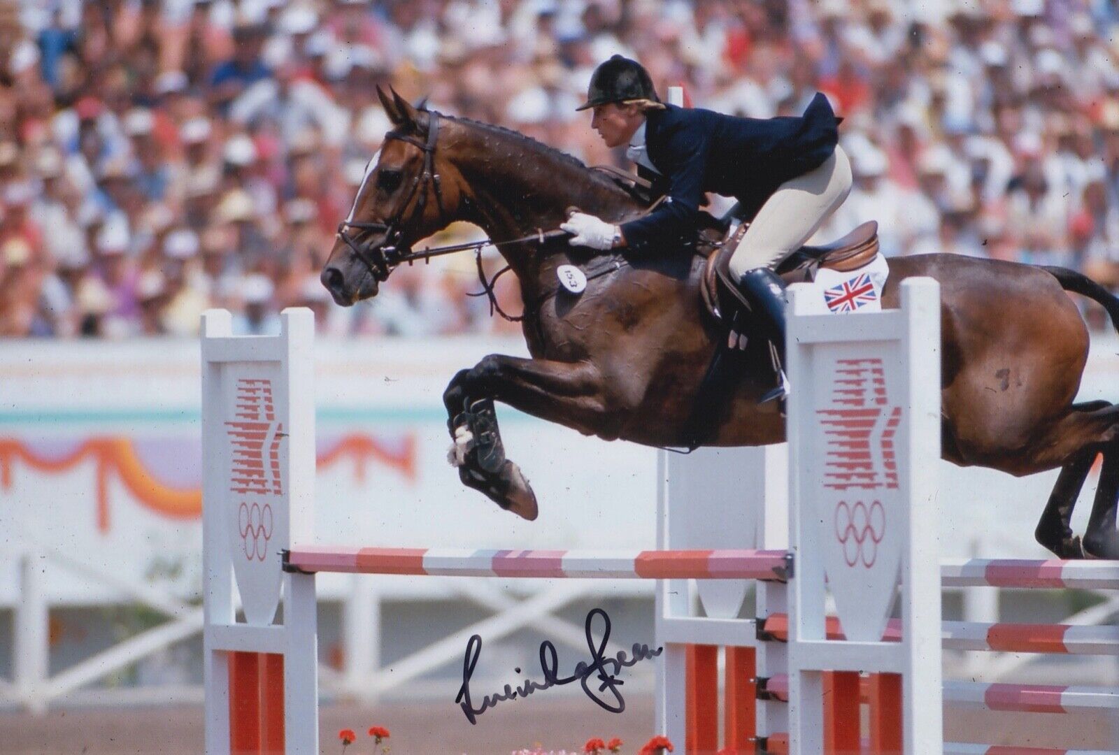 LUCINDA GREEN HAND SIGNED 12X8 Photo Poster painting OLYMPICS AUTOGRAPH 1984 LOS ANGELES 4