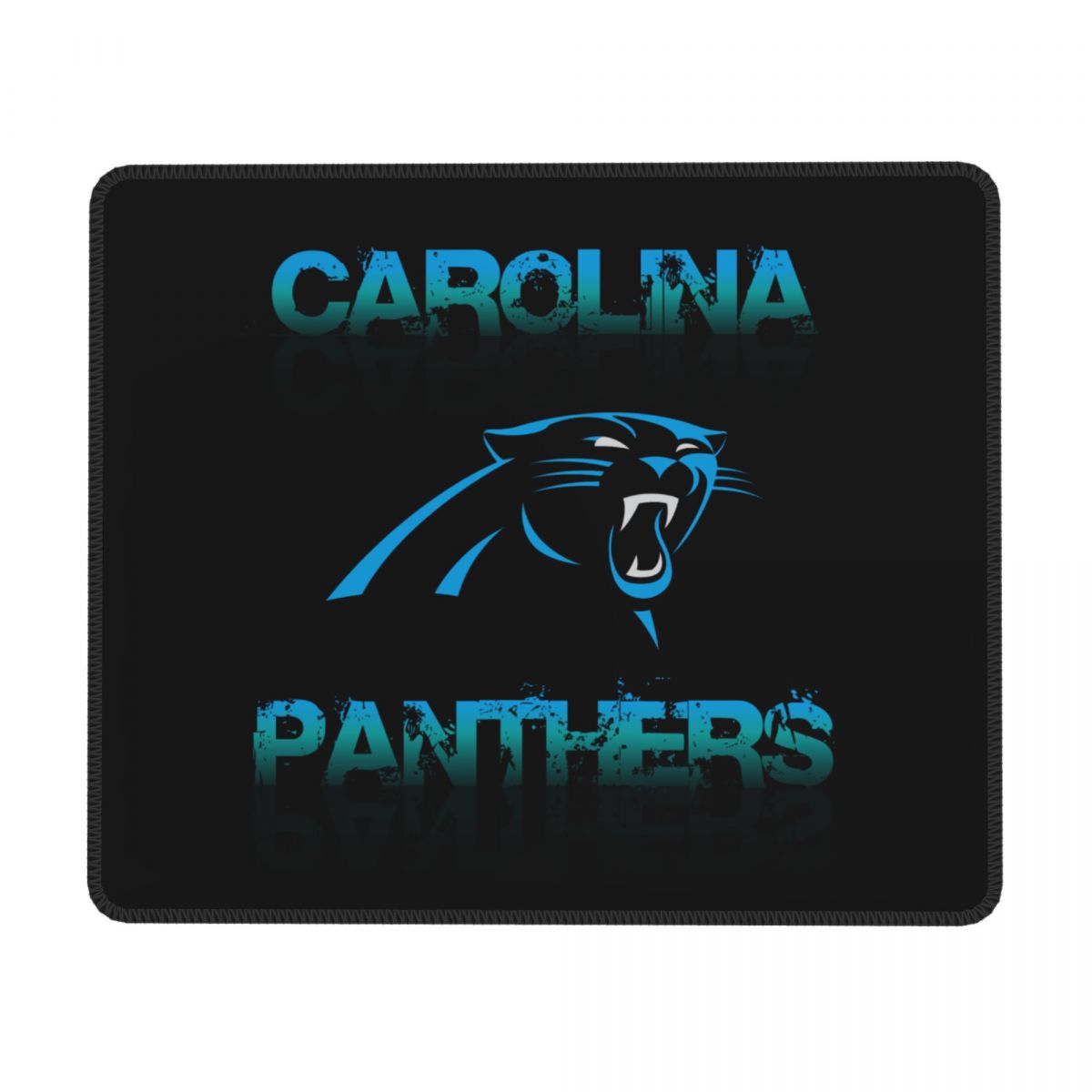 Carolina Panthers Black Square Mouse Pad for Wireless Mouse