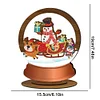 >SALE<Wooden Christmas Table Top Diamond Painting Ornament Kits Xmas Home Decor (C)
