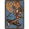 (Multi Style)Pin Up Filles - Panneaux en &eacute;tain m&eacute;tallique(20*30cm/30*40cm)