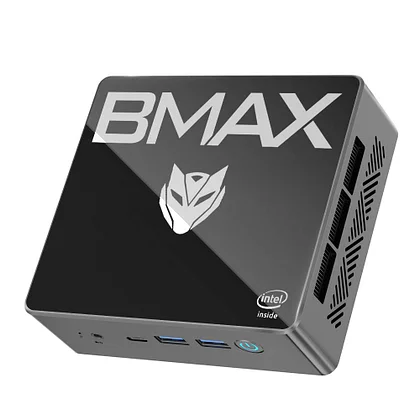 Bmax Mini PC 4-Core J4105 (up to 2.5 GHz) Windows 11 Pro 8GB LPDDR4/256GB  SSD 4K 60Hz Mini Desktop Computer Gigabit Ethernet Dual-Band Wi-Fi BT 5.0