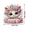 Diamond Painting Acrylic Kitten Tabletop Decorations for Adults