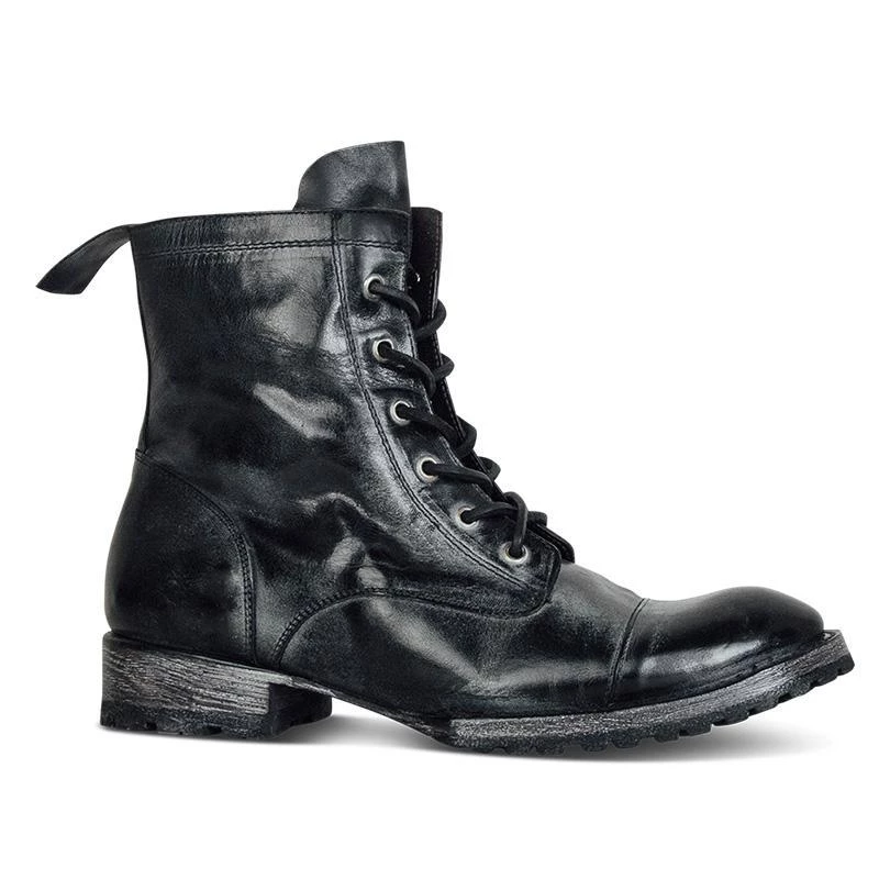 Vintage Genuine Leather Lace Up Boots | IFYHOME