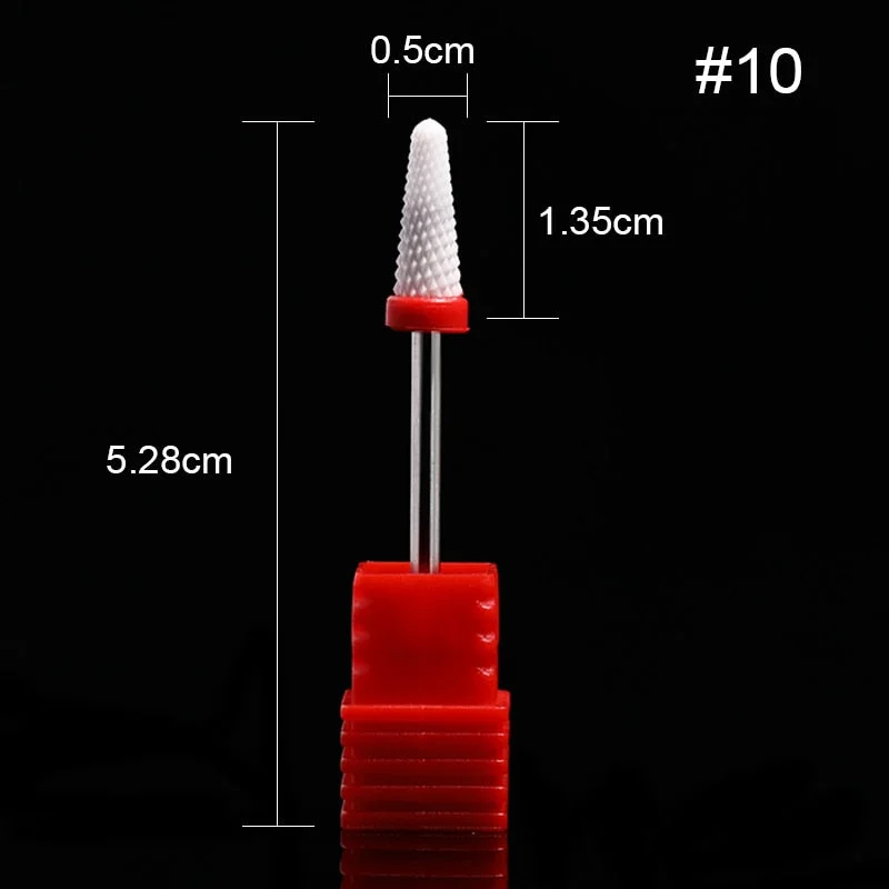 1Pc Ceramic Nail Drill Bits Nail Milling Cutter Bits Electric Drill Machine For Manicure Pedicure Equipment Accessory Tools-Nail Inspo