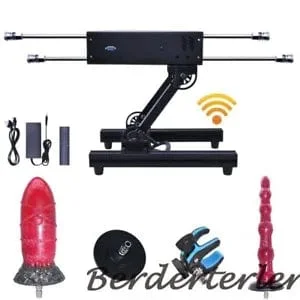 pornhint Pornhint 200w Quiet Sex Machine Telescopic Distance 1-15cm Vac-U-Lock Dildo Attachment