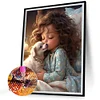 Diamond Painting -DIY Full Round Drill Sweet Girl(50*40 CM)