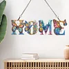 HOME word - 5d DIY Bastelanhänger