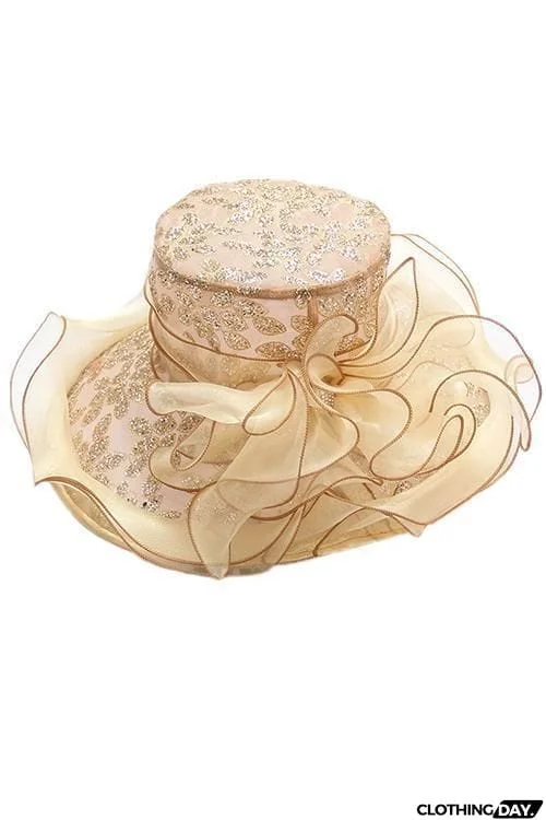 Sparkling Flower Hat