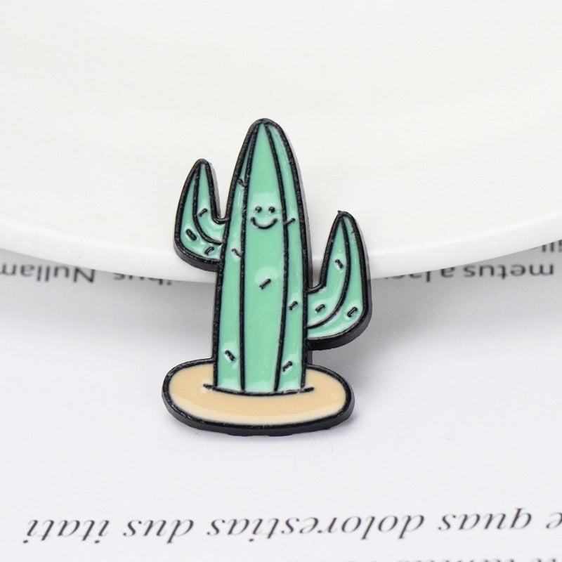 Cartoon Style Pin Alloy Plating No Inlaid Unisex Brooches