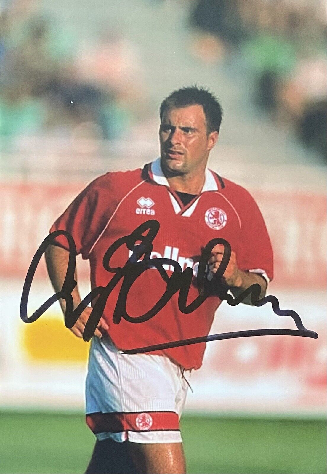 Clayton Blackmore Genuine Hand Signed Middlesbrough 6X4 Photo Poster painting 3