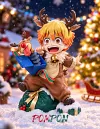 Christmas Edition Male Characters - Demon Slayer: Kimetsu No Yaiba Resin Statue - PomPon Studio