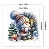 Christmas Gnome Candles-11CT Stamped Cross Stitch 40*40cm/15.75*15.75in