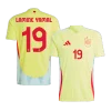 LAMINE YAMAL #19 Spain Away Soccer Jersey EURO 2024