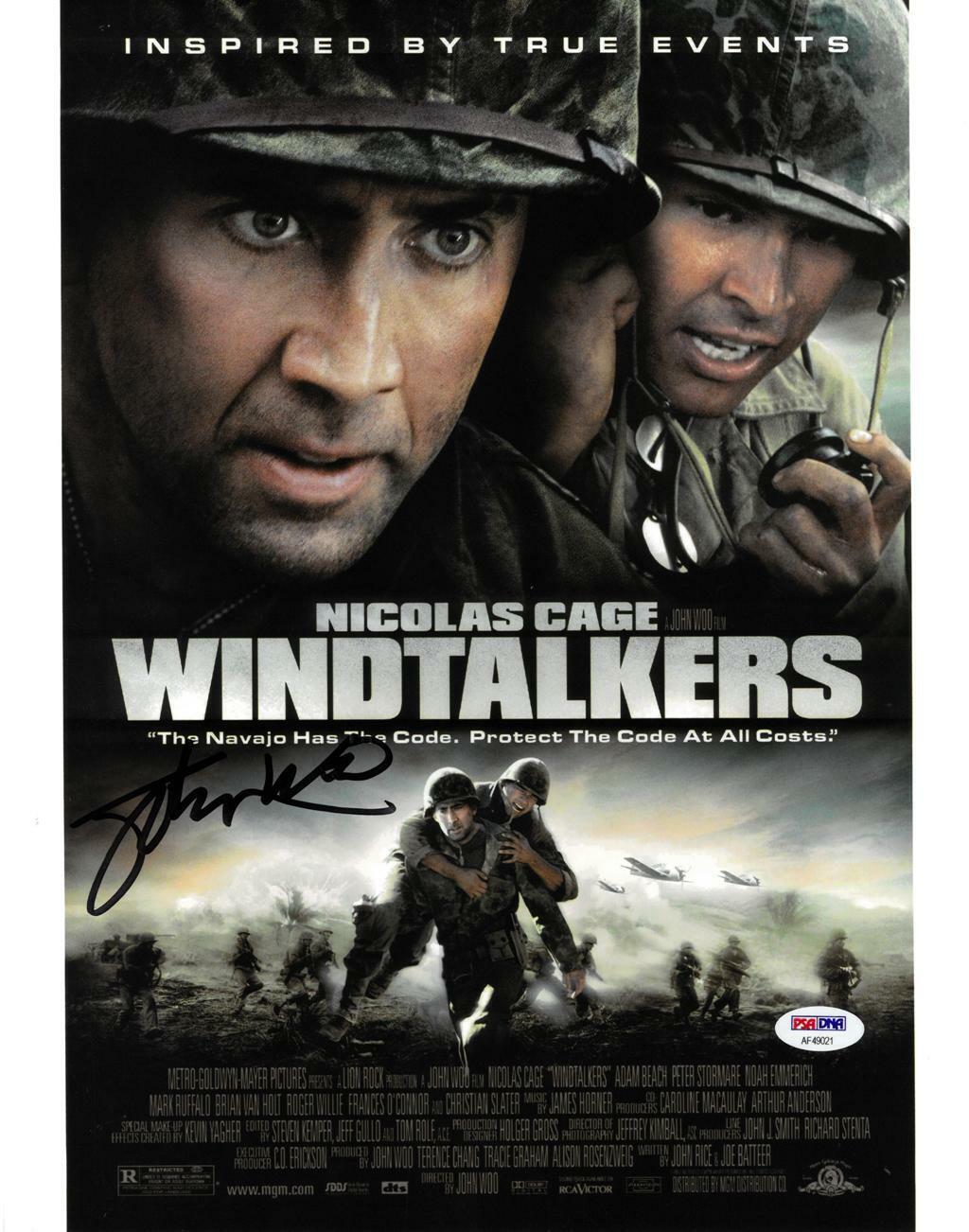 John Woo Signed Windtalkers Authentic Autographed 11x14 Photo Poster painting PSA/DNA #AF49021