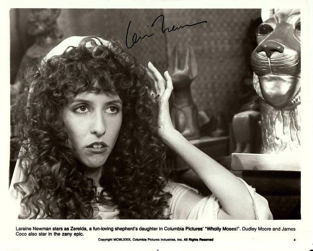 LARAINE NEWMAN hand-signed WHOLLY MOSES 8x10 authentic w/ coa ORIG 1979 CLOSEUP