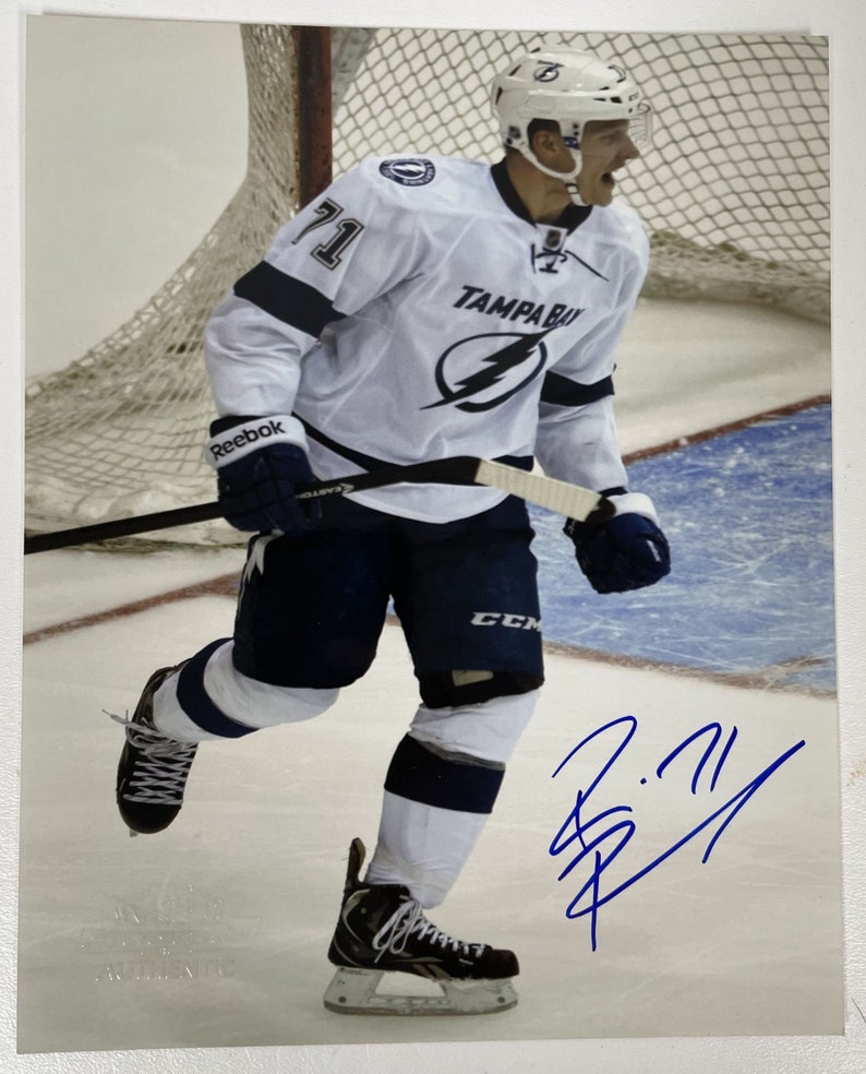 Richard Panik Signed Autographed Glossy 8x10 Photo Poster painting Tampa Bay Lightning - COA Matching Holograms