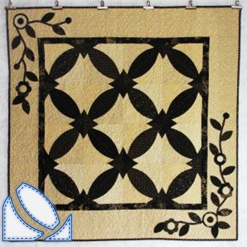 Victor's Bouquet Quilt Template Set With Instructions